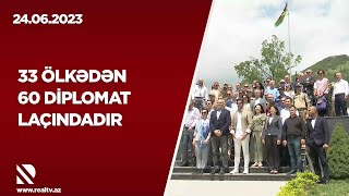 33 ölkədən 60 diplomat Laçındadır