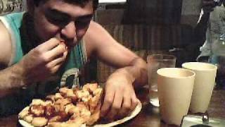 50 mcnuggets challenge in 7:05 minutes.