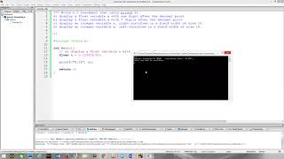 Formatted IO, exercise 2