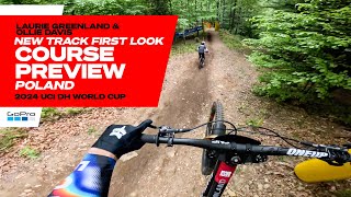 GoPro: Brand NEW Track Course Preview in Poland -  Greenland and Davis - '24 UCI