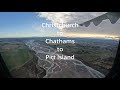 From Christchurch to The Chathams to Pitt Island