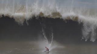 Heaviest Skimboard Wipeout: Brad Domke XXL Puerto Escondido - The Inertia