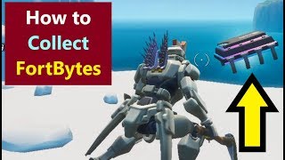 How to collect fortbytes | 2% DONE in Collect 90 fortbytes - Fortbyte 71 and Fortbyte 36 location