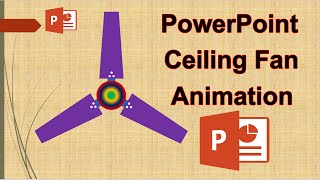 Ceiling fan in MS PowerPoint || Animated Fan ||Learn PowerPoint || पॉवरपॉइंट एनीमेशन हिंदी में सीखें