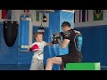 Тренировка ребенка на лапах дома. Несколько вариантов отработки🥊