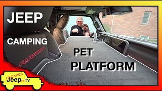 Cheap and Easy DIY Jeep Camping Pet Platform Design #2.1.1