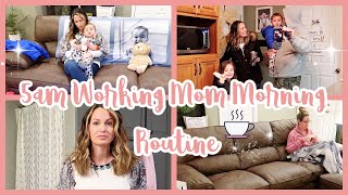 WINTER WORKING MOM MORNING ROUTINE | 5AM MORNING ROUTINE | MOM OF 2 REALISTIC MORNING ROUTINE