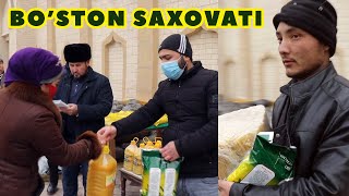 BO'STON SAXOVATI | Bo'ston tumanida sahiy insonlar tomonidan muhtojlarga yordam qilindi.