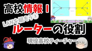 【ルーターの役割】4-15 高校情報Ⅰ　約３分　LAN構築シミュレーション③