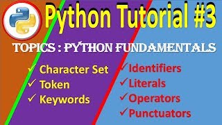 Python 3.7 Tutorial #3 | Computer Science with Python | Informatics Practices with Python