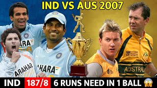 INDIA VS AUSTRALIA 7TH ODI 2007 | FULL MATCH HIGHLIGHTS | MOST THRILLING MATCH EVER🔥😱