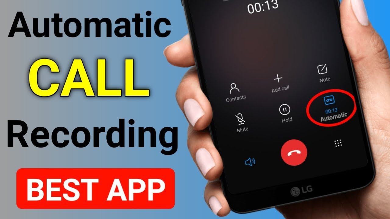 Best Automatic Call Recording App For Android🔥 - YouTube