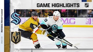Kraken @ Golden Knights 11/25 | NHL Highlights 2022