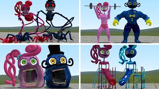 ALL MOMMY AND DADDY LONG LEGS AMALGAMATIONS In Garry's Mod! (Poppy Playtime)