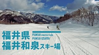 【ウネリが面白い】福井県 福井和泉スキー場 / まるでパークのような地形のうねり、攻略複雑しがいのある地形