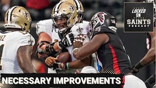 New Orleans Saints have improvements awaiting after thrilling win in Atlanta