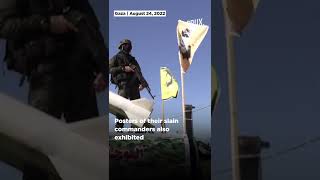 Palestinian Islamic Jihad Display Rocket Replicas In Parade After Conflict With Israel