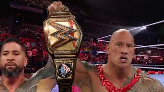 WWE 31 May 2024 Jey Uso Help The Rock Wins Undisputed Championship Cody Rhodes Lose Full Match