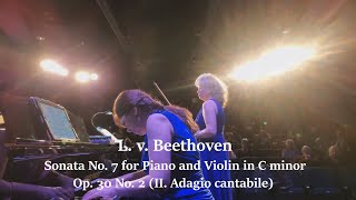 Beethoven, Violin Sonata in C Minor, Op. 20 No. 2 II. Adagio cantabile