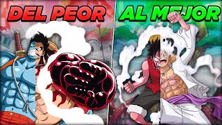 De la PEOR a la MEJOR TRANSFORMACION de LUFFY - One Piece