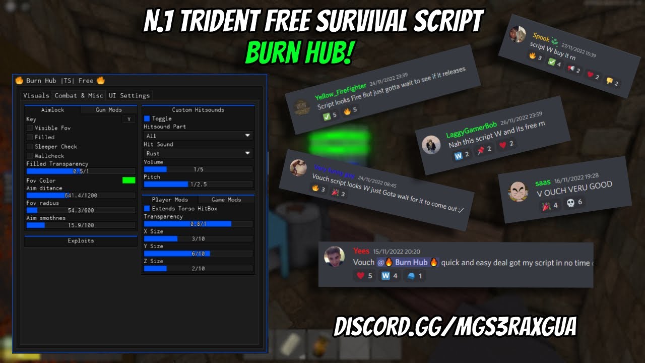 Trident Survival Script