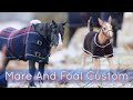 Painting a Black Mare And Bay Foal! - Custom/Resculpt Modelhorse