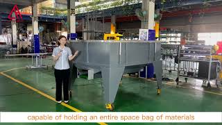 Lichen Conveyor Automation Equipment Co., Ltd | Flat Conveyor with a hopper