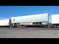 eb bnsf z train with bnsf warbonnet in daggett ca bigbossrailfanner