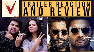 V - Trailer Reaction | Nani, Sudheer Babu, Aditi Rao Hydari, Nivetha Thomas | #Look4Ashi