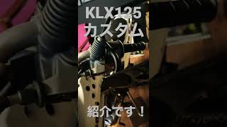 カワサキ KLX125 カスタム紹介です。とはいえ軽微なパーツだけです。タイヤ変えないと話になりませんが…。次回は、ホンダ FTR223 カスタムを紹介致します！#カワサキKLX125 #KLX125