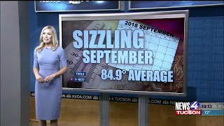 September 2018’s average temperature becomes the warmest on record in Tucson