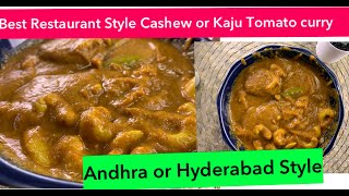 Restaurant Style Cashew Tomato Curry   | కాజు టమాటో  కర్రీ |  Andhra or Hyderabad style |pepscooking