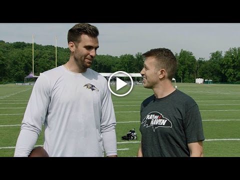 What It's Like Catching Bullets From Joe Flacco | Baltimore Ravens What It's Like Catching Bullets From Joe Flacco | Baltimore Ravens