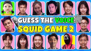 Guess Squid Game 2 Characters by Their Voice \u0026 Emojis!🎭🦑| Squid Game Season 2 Quiz | Quiz Minder!