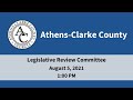 08-05-2021 Legislative Review Committee