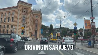 Driving in Sarajevo, Bosnia and Herzegovina - Driving tour