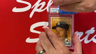 BVG To SGC To PSA Vintage Card Crossover RESULT - 1958 Topps Mickey Mantle Monday \u0026 Contest Winner