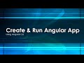 Angular 9 Quick start | Create and run angular 9 project | Angular tutorial step by step | ng newApp