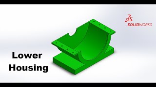 Lower Housing || Motor Blower Assembly || SOLIDWORKS