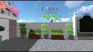 floral landscape design