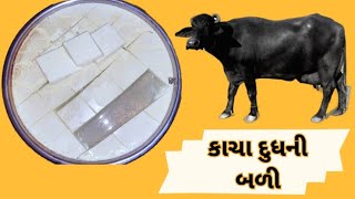 ભેંસ ના કાચા દૂધ ની બળી બનાવવા ની રીત || Rasoi Gujarat ni || #food #milkrecipe #recipe