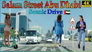 Salam Street Abu Dhabi, City Driving Tour [4K] Travel ULTRA HD