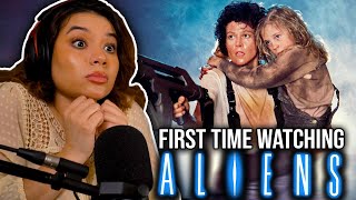 ACTRESS REACTS to ALIENS (1986) MOVIE REACTION! First Time Watching