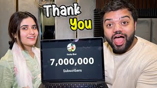 Thank You For 7 Million Subscribers 🥳 | Celebration With Ducky Bhai Army ❤️