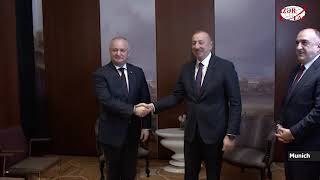 President Ilham Aliyev met with Moldovan President Igor Dodon in Munich