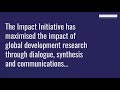 The Impact Initiative