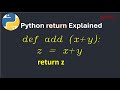 py6@2 Python Functions Explained Return Statement