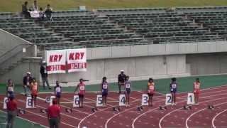 小学女子100mﾀｲﾑﾚｰｽ5組＠第10回 田島直人記念陸上競技大会