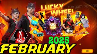 February Month Lucky Wheel Free Fire | Next Mystery Shop 2025 | Valentines Special Lucky Wheel Event