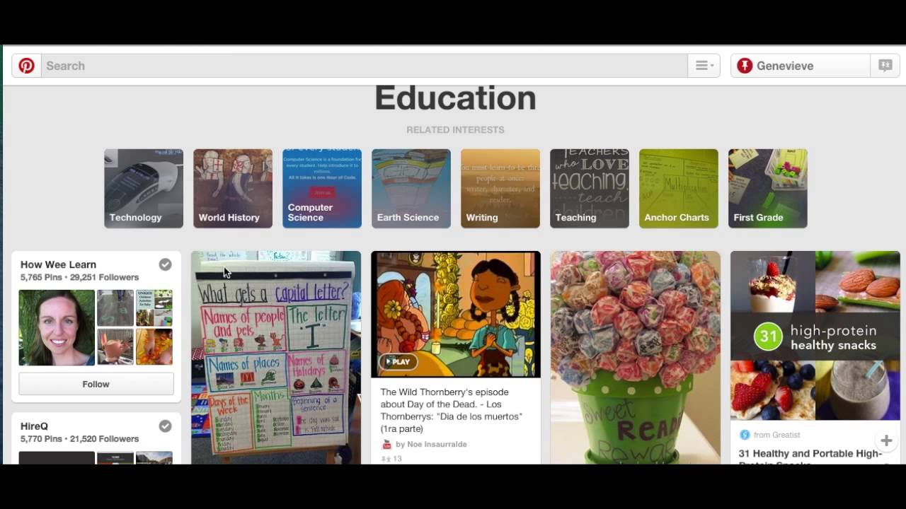 How To Use Pinterest In The Classroom Youtube